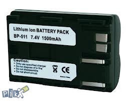 Baterija Cannon BP511/511a