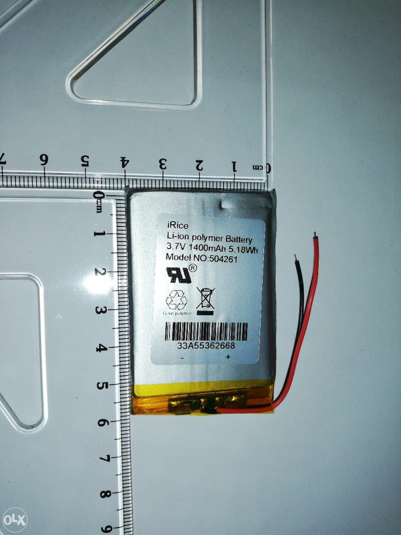 Li-ion baterija 3.7V 1400mAh