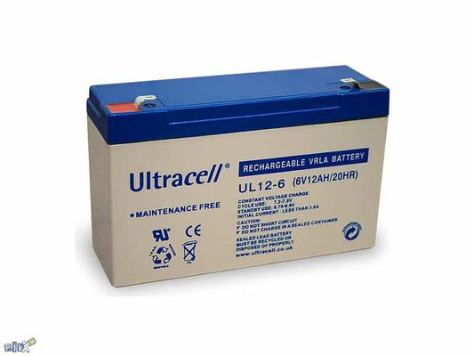 Baterija Ultracell UL12-6 6V 12Ah