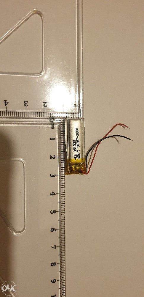 Li-ion baterija 3.7V 100mAh