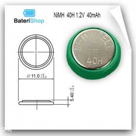 Baterija dugmetna NiMH 40H 1.2V 40mAh