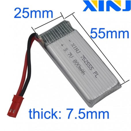 Li-ion baterija 3.7V 800mAh