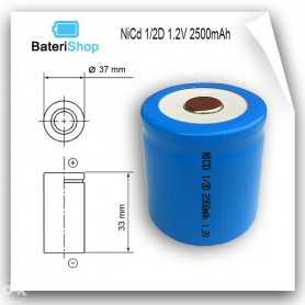 Baterija NiCd 1/2D 1.2V 2500mAh industrijska