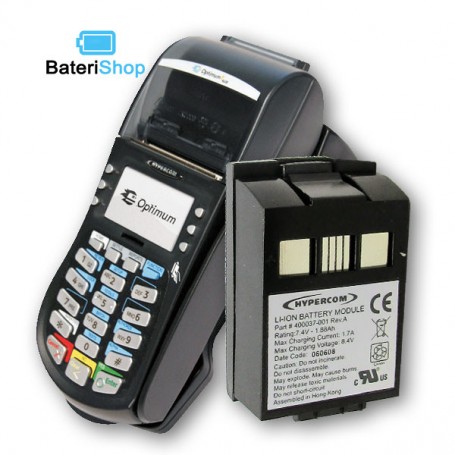Bat pak Li-Ion 7.4V 2000mAh-serv bat za Hypercom M4230