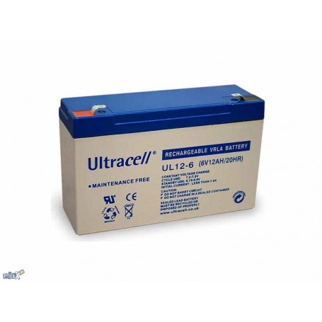 Baterija Ultracell UL12-6 6V 12Ah