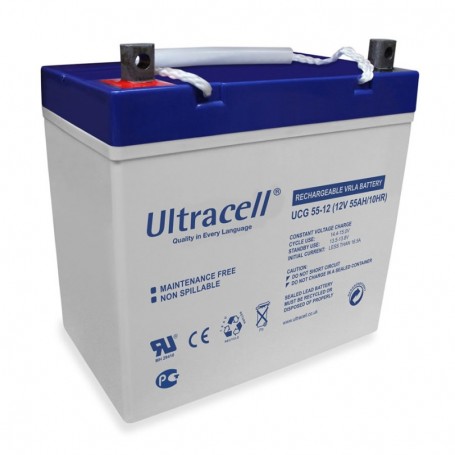 Gel suhi akumulator Ultracell 12v 55ah